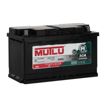Mutlu 12 Volt 80 Amper AGM Start Stop Üretim Yılı: 2025